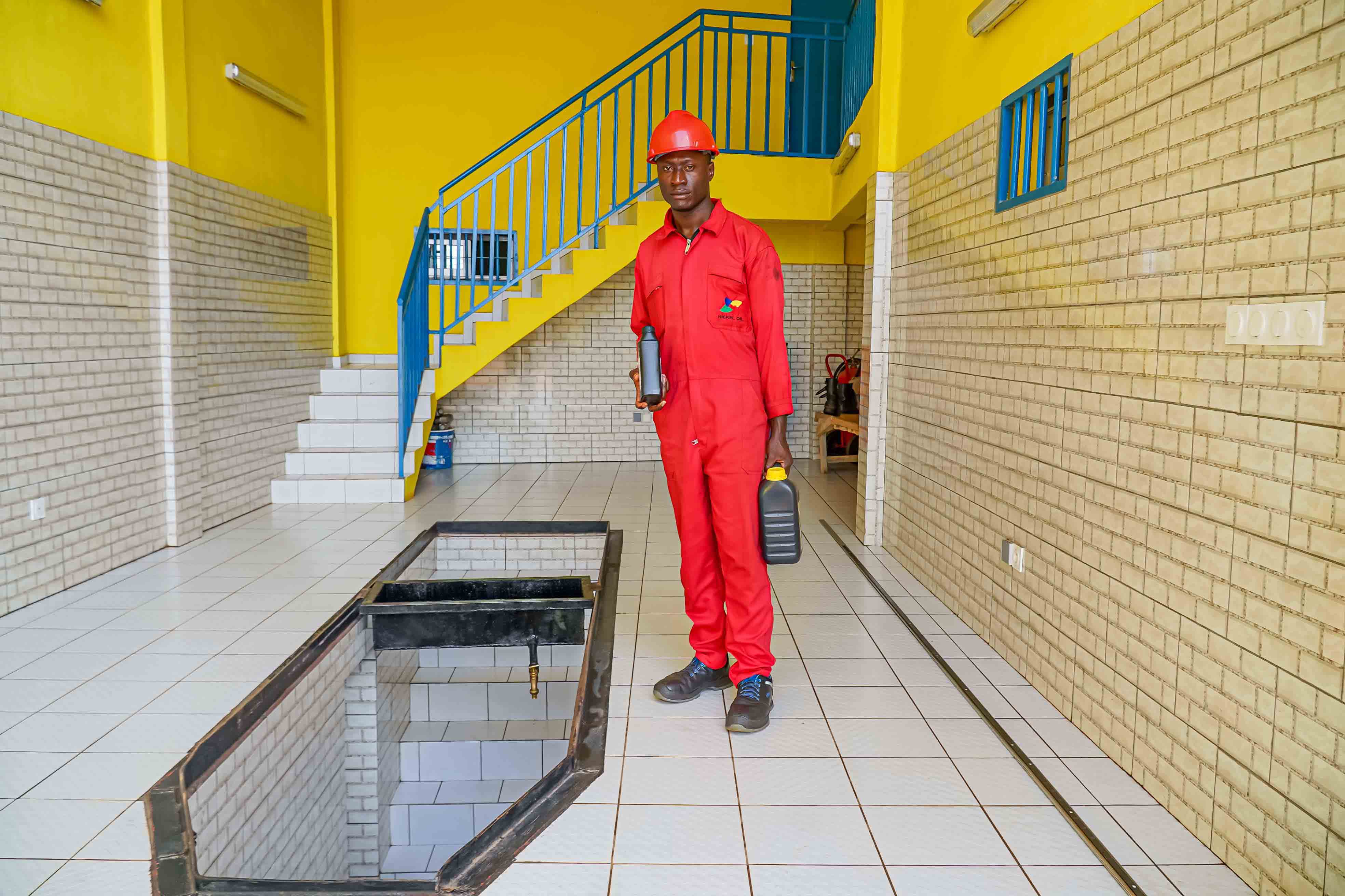 salle d'entretien station-service nickel-oil Bamendzi
